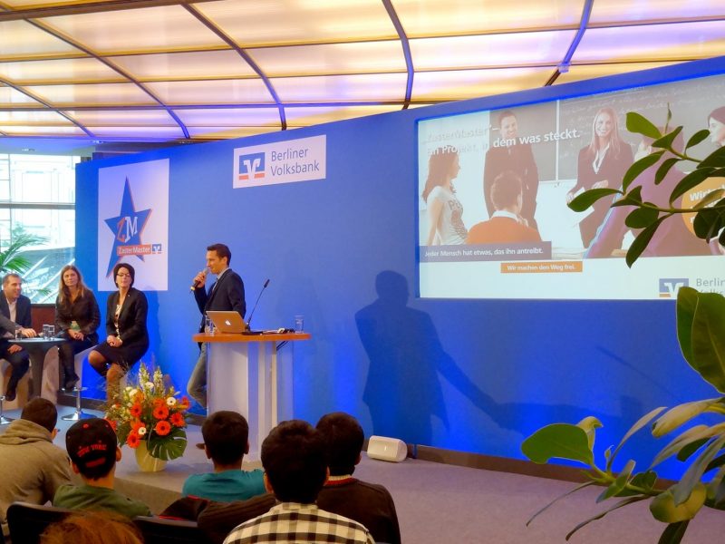 Zaster Master Aktion der Berliner Volksbank